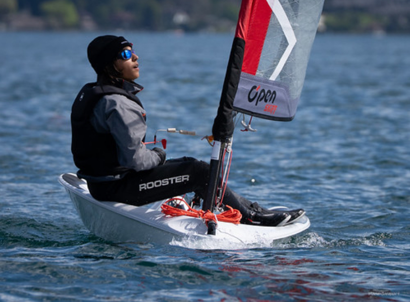 Racing dinghy technique